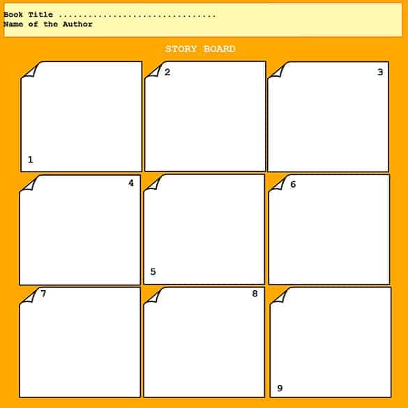 Storyboard Templates Word Excel Pdf Formats