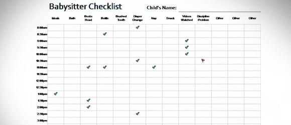 checklist template 3