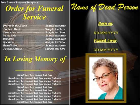 Funeral program image 7