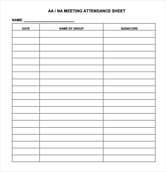 attendance sheet image 3