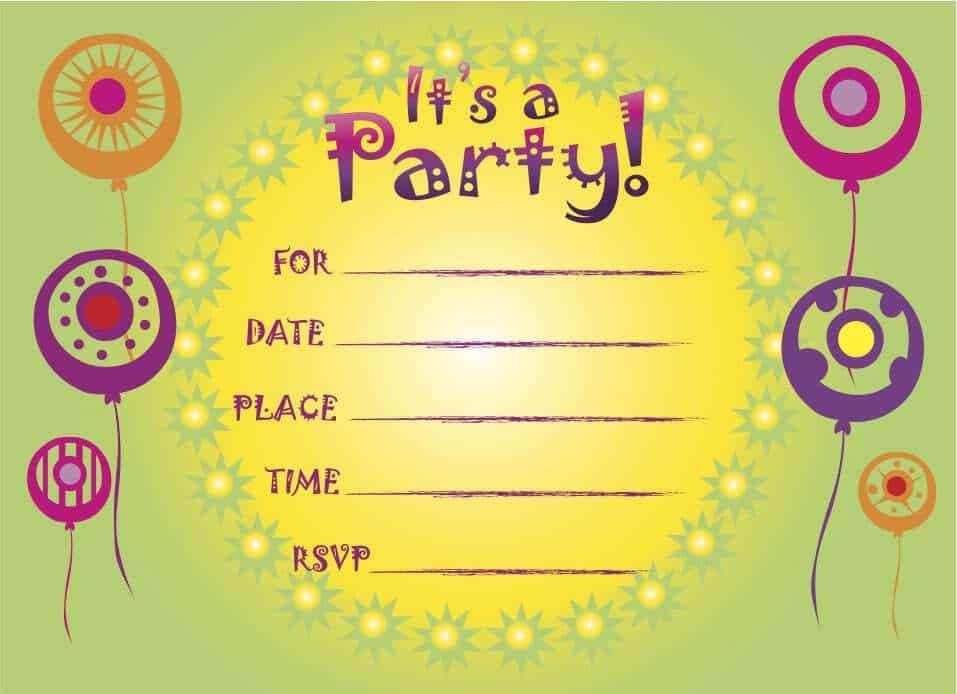 birthday party invitation 10