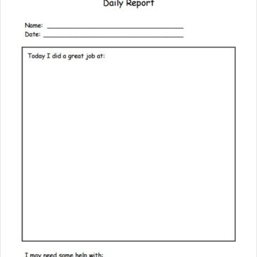 10+ Daily report templates