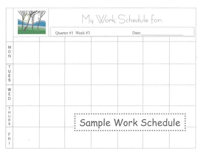 daily work schedule image 9