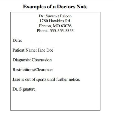 9+ Doctor note templates