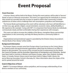 11+ Event proposal sample templates - Word Excel PDF Formats