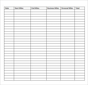 7+ Vehicle mileage log Templates - Word Excel PDF Formats