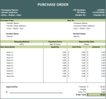 purchase order 4