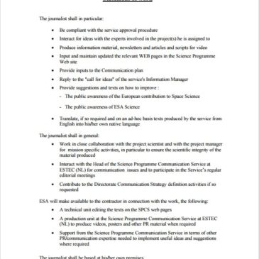 8+ Statement of work templates