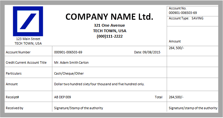 cash receipt template 7