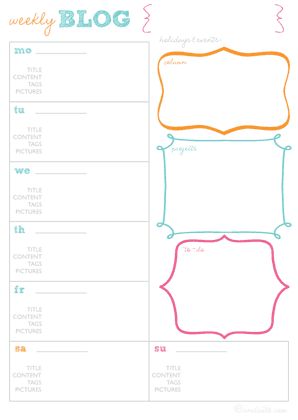 daily planner template 10