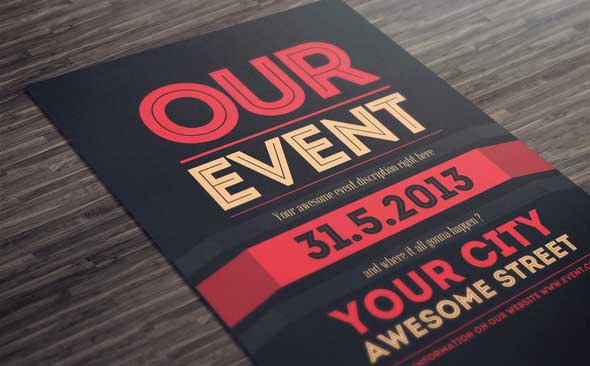 event flyer template 2