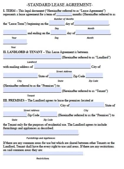 lease agreement template 9