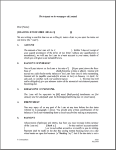 20+ Loan Agreement Templates - Word Excel PDF Formats