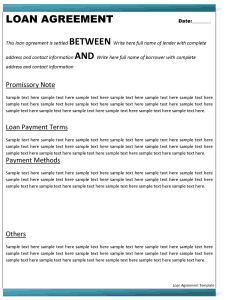 loan agreement template 5