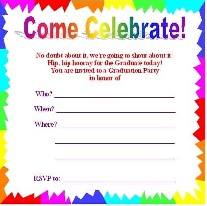 party invitation template 2