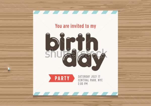 party invitation template 6