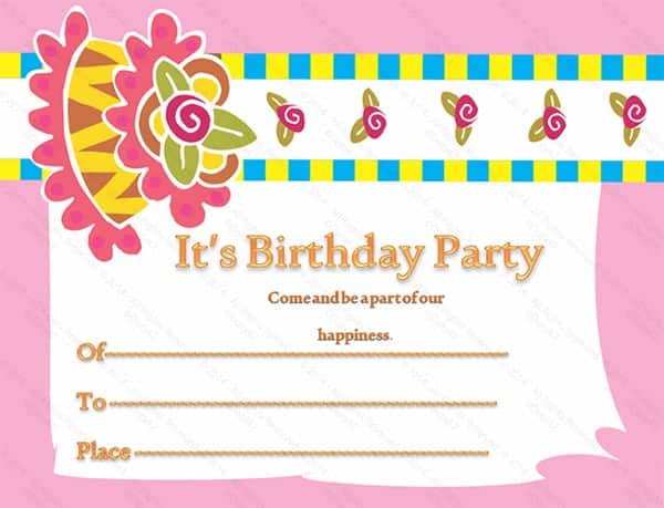 party invitation template 9