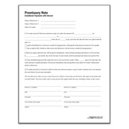 promissory note template 4