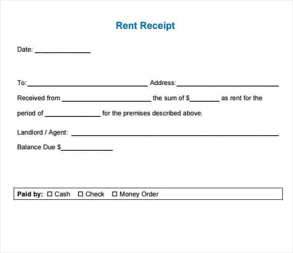 rent receipt 7