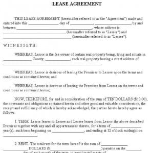 rental agreement template 12