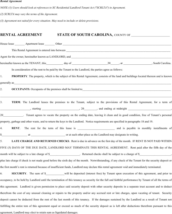 rental agreement template 14