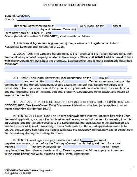 rental agreement template 7