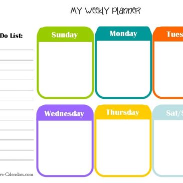 10+ Weekly Planner Templates