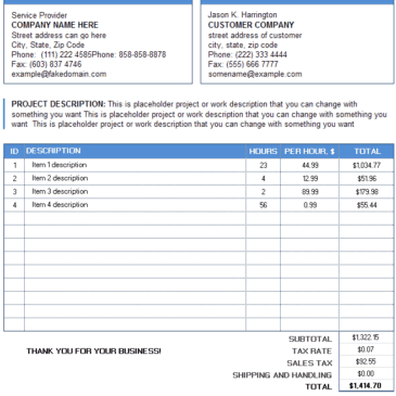 9+ Work Estimate Templates