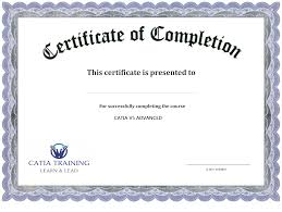 certificate of completion template 841