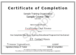 certificate of completion template 874