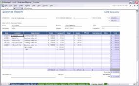 expense report template 584