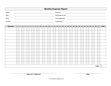 expense report template 64