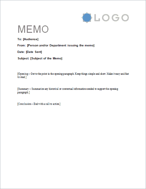 memo template 15432