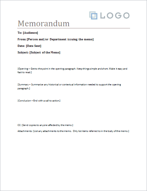 memo template 451