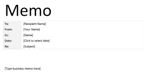 9+ Memo Templates - Word Excel PDF Formats