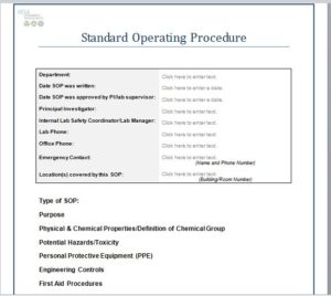 9+ Standard Operating Procedure (sop) Templates - Word Excel Pdf Formats